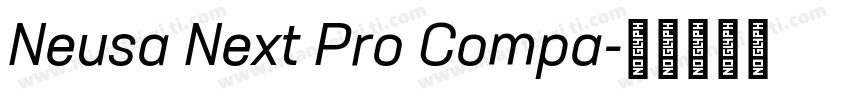 Neusa Next Pro Compa字体转换